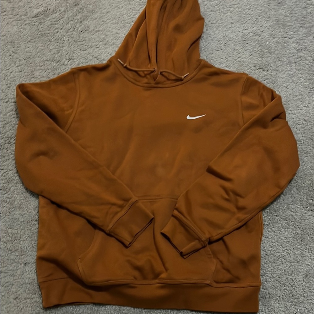 Nike Chestnut Hoodie with White Swoosh
